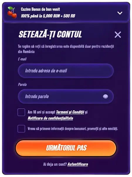 Creează contul